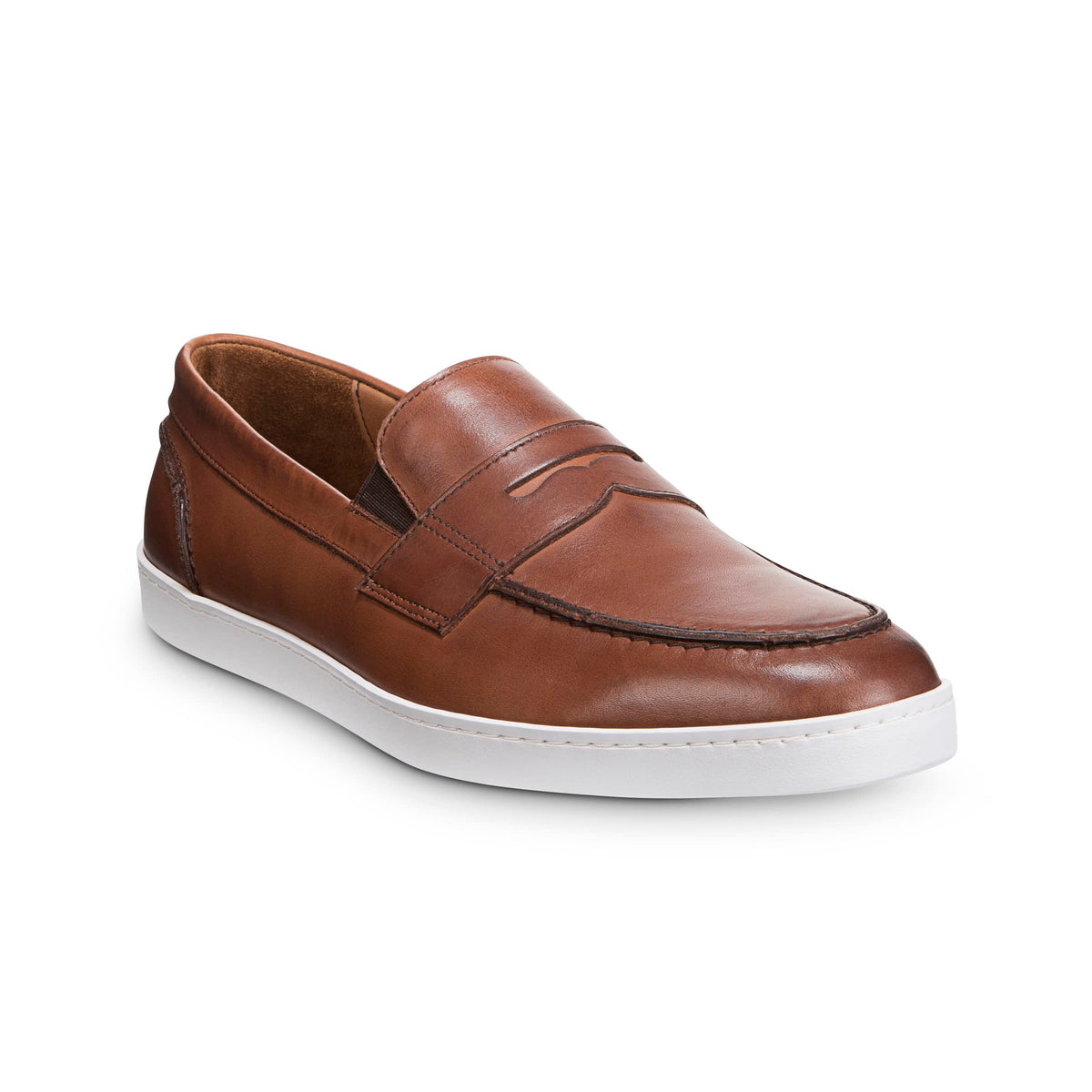 Allen Edmonds Men's Randolph Slip On Leather Penny Loafer Chili 8 3E