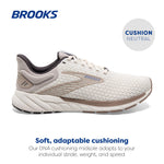Brooks Women’s Anthem 6 Neutral Running Shoe - Coconut/Portabella/Iris - 10 Medium