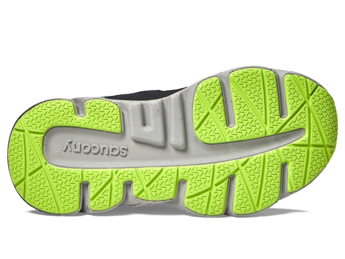 Saucony Boy's Wind Shield 3.0 (Little Kid/Big Kid) Grey/Red/Citron 11.5 Little Kid M