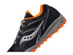 Saucony Cohesion Tr14 Lace to Toe Sneaker, Black/Orange, 3 Wide US Unisex Big_Kid