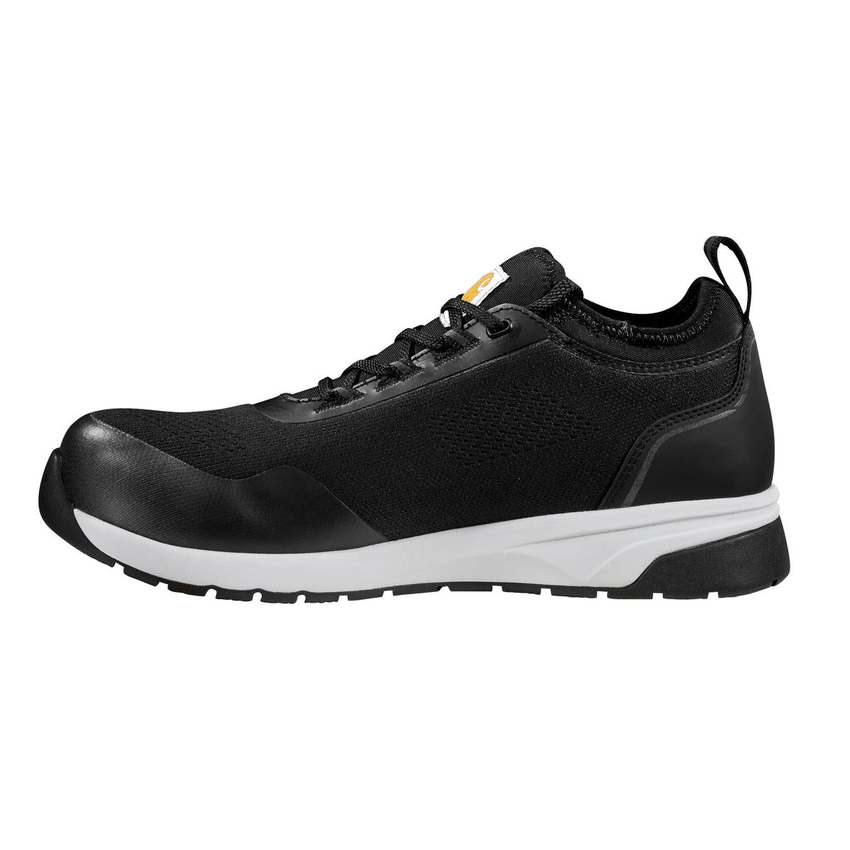 Carhartt Men's Force 3" EH Nano Toe Work Sneaker, Black/White - 12 M