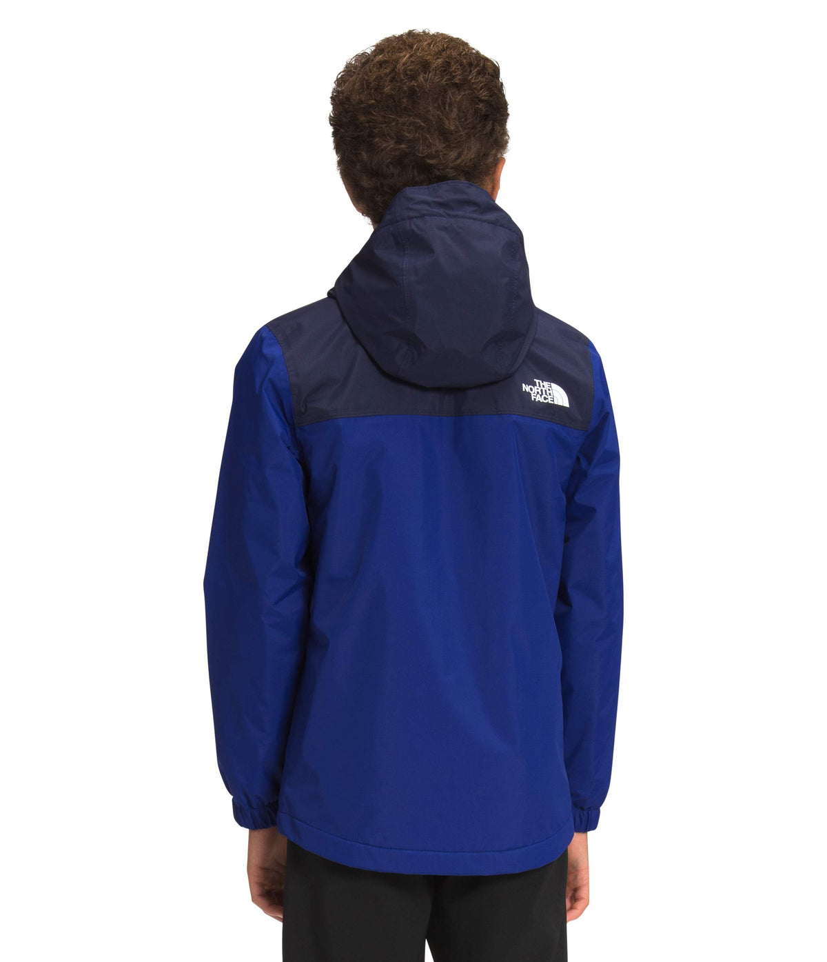 THE NORTH FACE Boy's Warm Storm Rain Jacket (Little Kids/Big Kids) Bolt Blue LG (14-16 Big Kids)