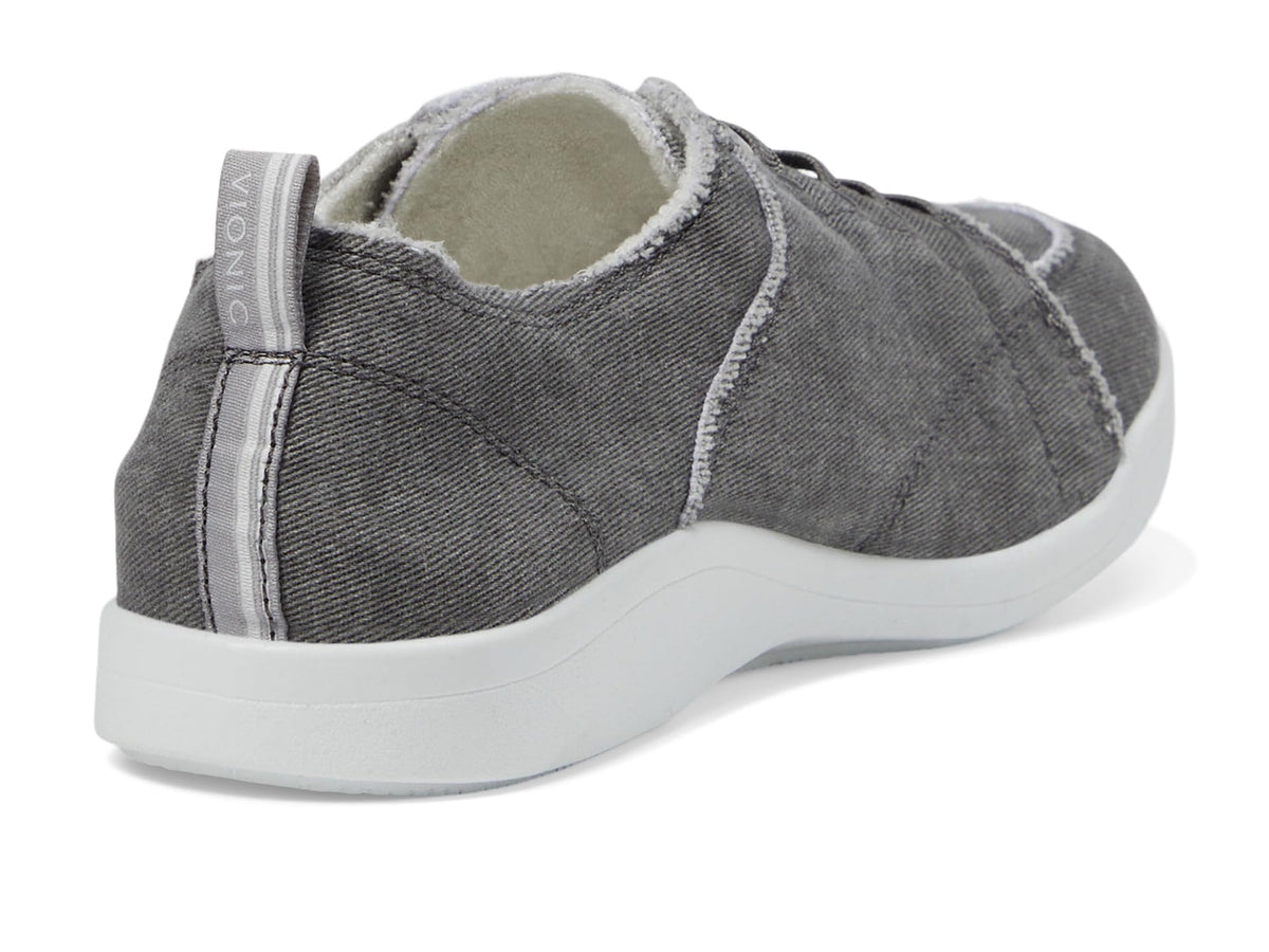 VIONIC Women's Pismo Sneakers, Charcoal Denim, 9