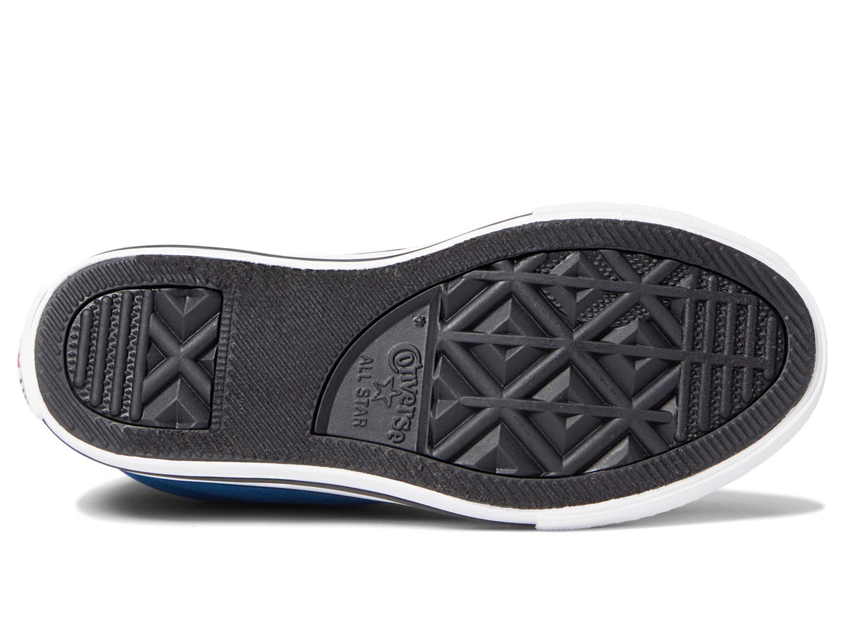 Converse Boy's Chuck Taylor® All Star® Street Pirate Print Slip (Little Kid/Big Kid) Dark Marina Blue/White/Black 5 Big Kid M