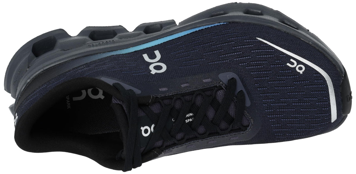 On Women's Cloudspark Sneakers, Black | Blueberry, 8 Medium US