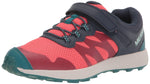 Merrell NOVA 2 Sneaker, Navy/Coral, 6 Wide US Unisex Big_Kid