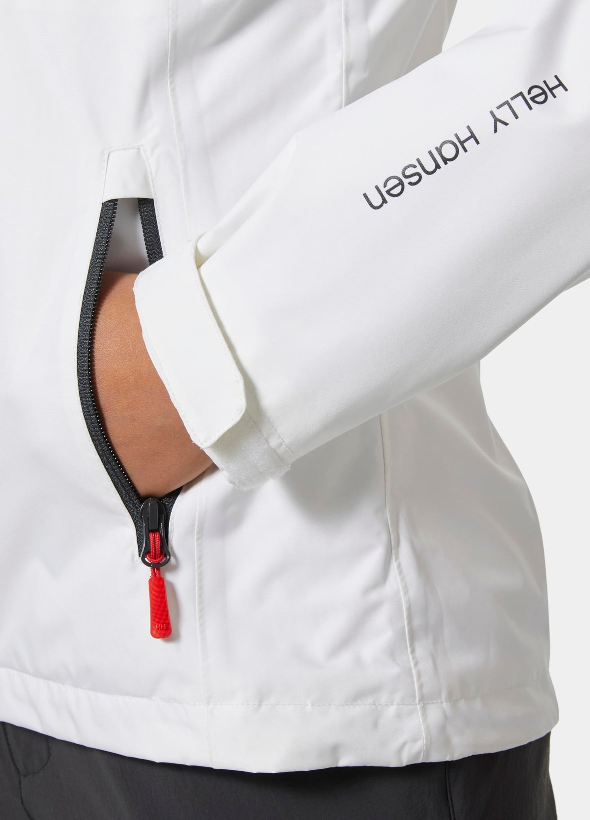 Helly-Hansen Women's Crew Waterproof Windproof Breathable Sailing Jacket, 002 White, XXX-Large