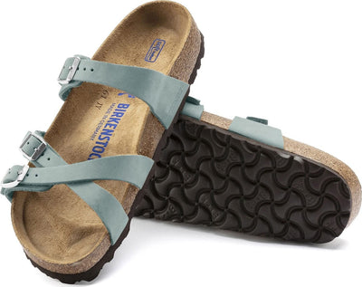 Birkenstock Women's, Franca Soft Footbed Sandal - Regular Width Aqua 36 M
