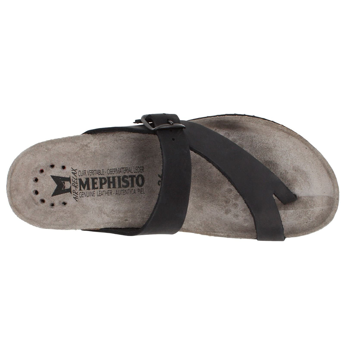 Mephisto Helen Black Womens Sandals Size 40 EU