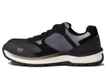 CAT Footwear Women's Quake Composite Toe Construction Shoe, Black/Medium Charcoal, 8.5
