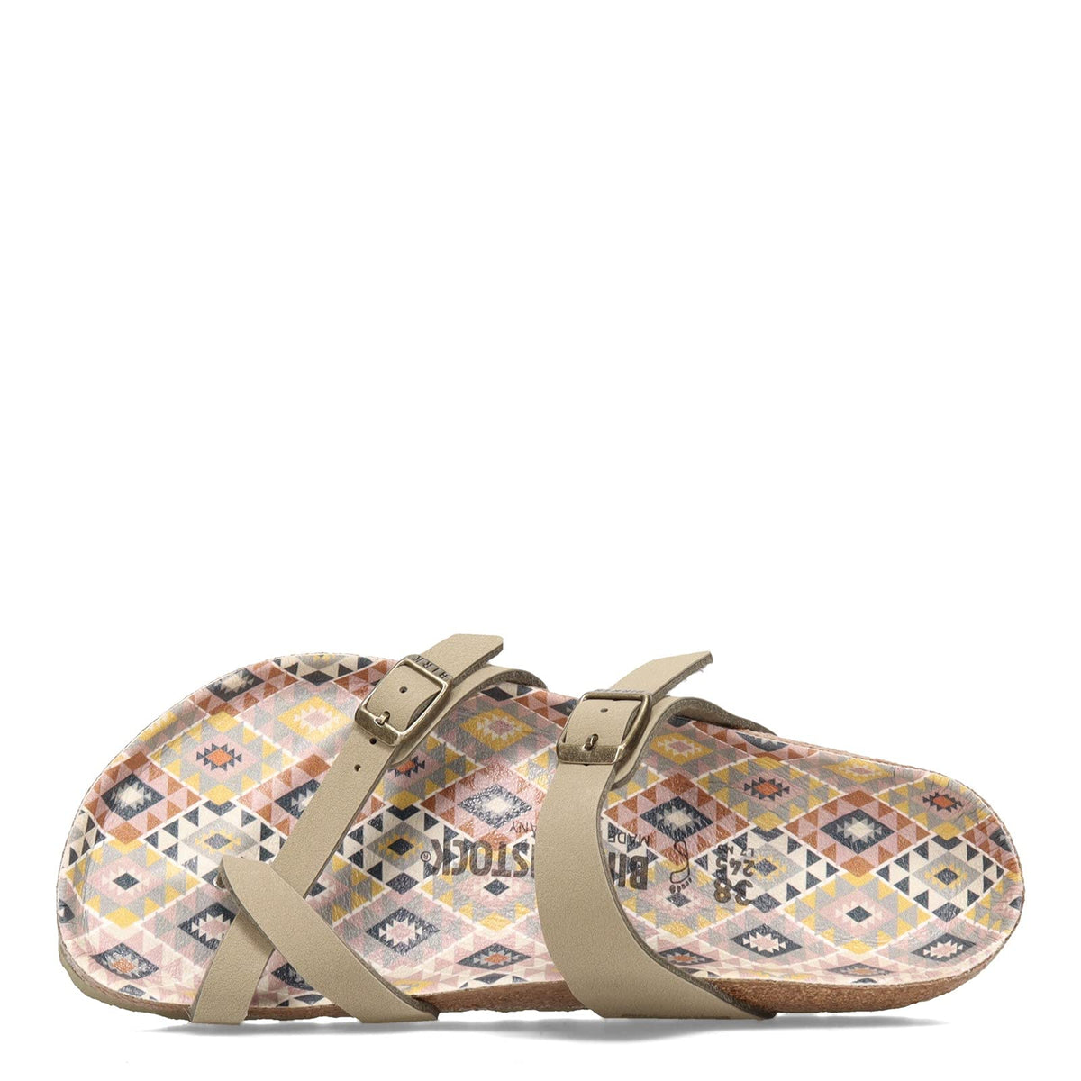 Birkenstock Mayari Vegan Ethno Sandal Khaki Birkibuc 39 R EU 8