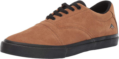 Emerica Men's Provider Skate Shoe, Tan/Black, 9.5 Medium US