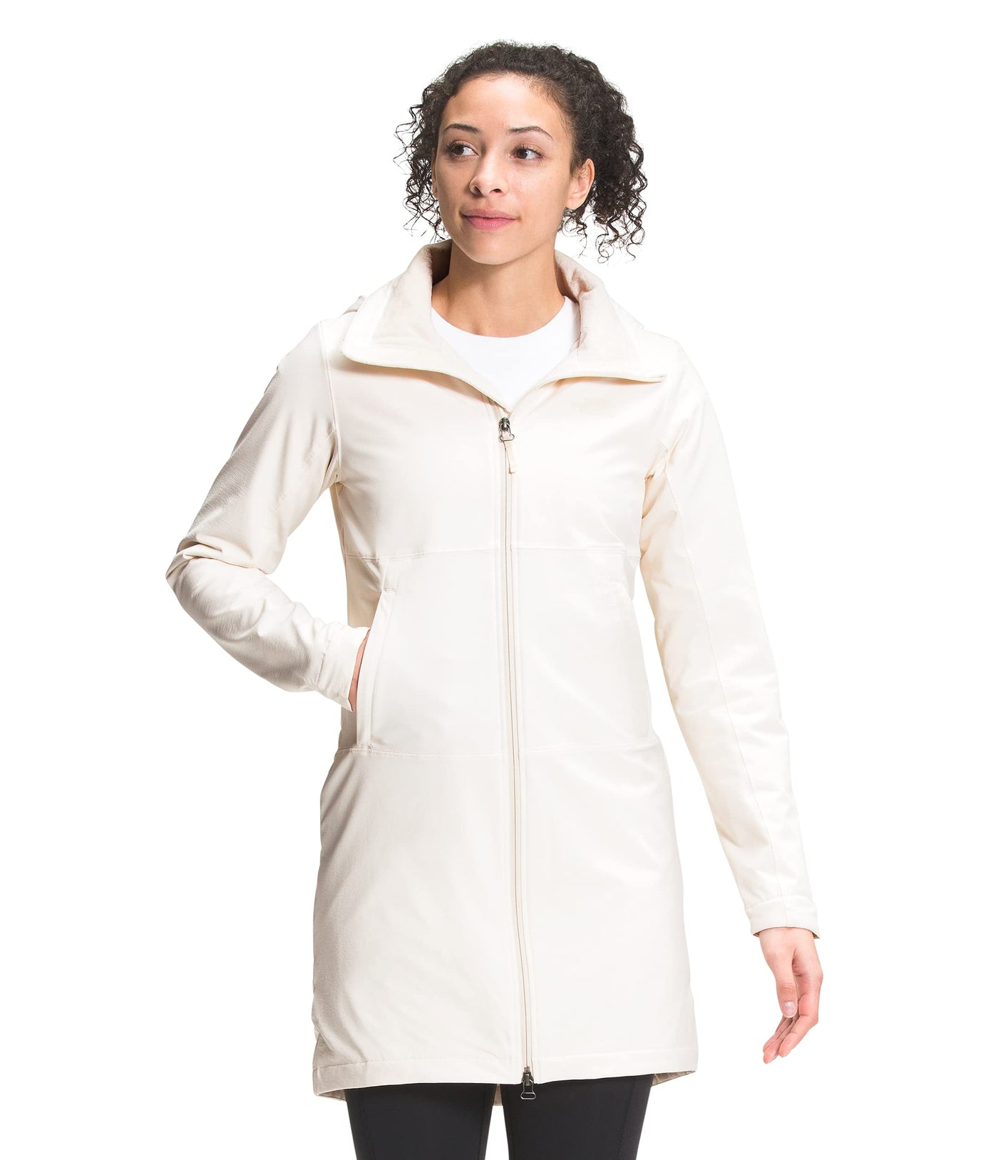 THE NORTH FACE Shelbe Raschel Parka-Length w/Hood Gardenia White Heather XL