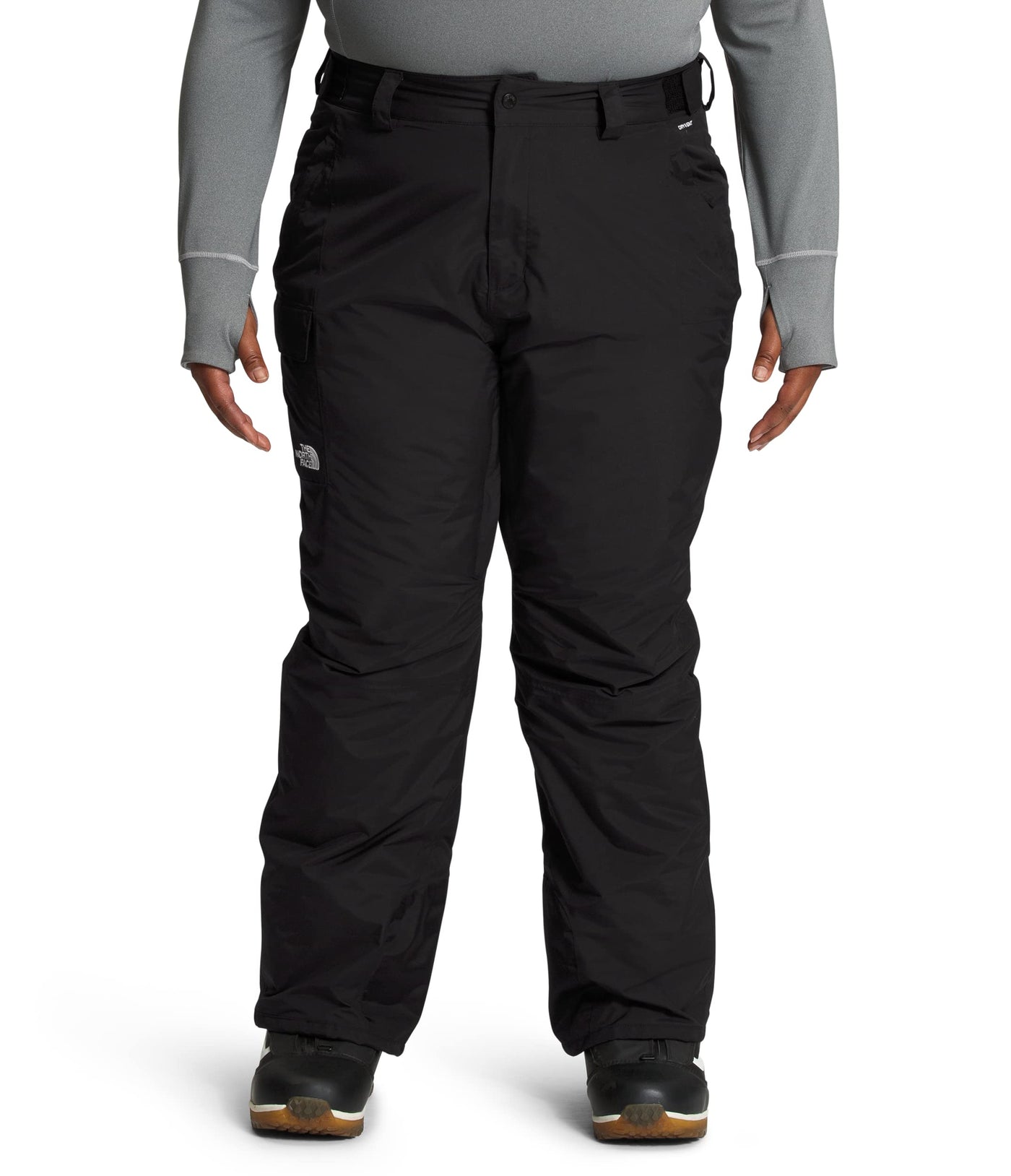 THE NORTH FACE Women's Freedom Insulated Pant (Standard and Plus Size), TNF Black, 1X Plus Long
