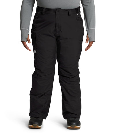 THE NORTH FACE Women's Freedom Insulated Pant (Standard and Plus Size), TNF Black, 1X Plus Long