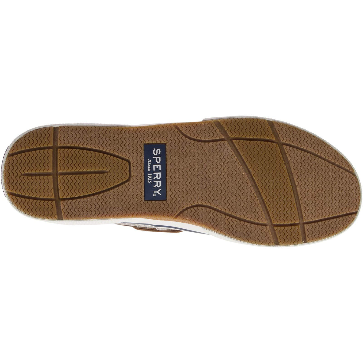 Sperry Men's, Halyard Boat Shoe Chambray Chocolate/TAN 13 M