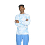 Simms Solarflex UPF 50+ Shirt, Long Sleeve, Cloud Camo Grey, Small