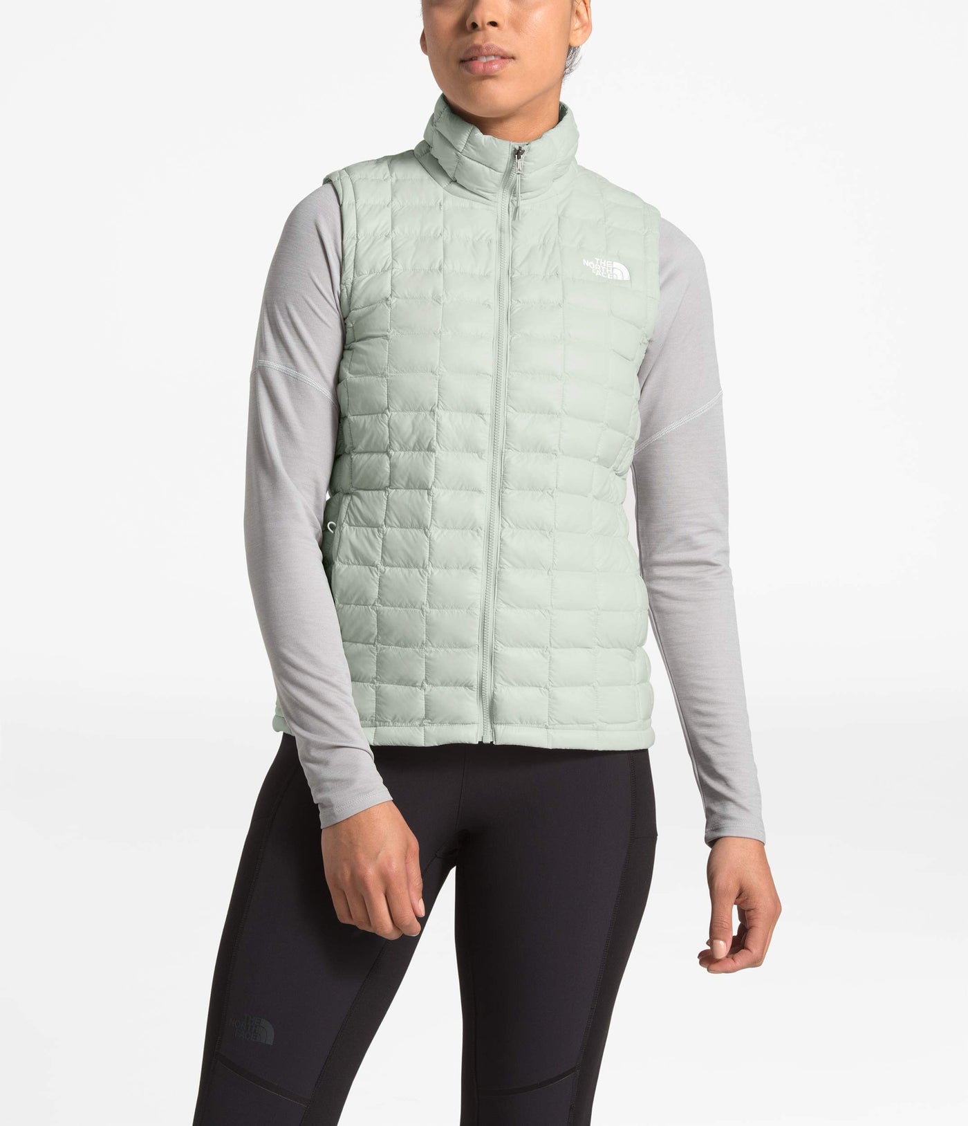 THE NORTH FACE Women's Thermoball Eco Vest, Tin Grey, Small