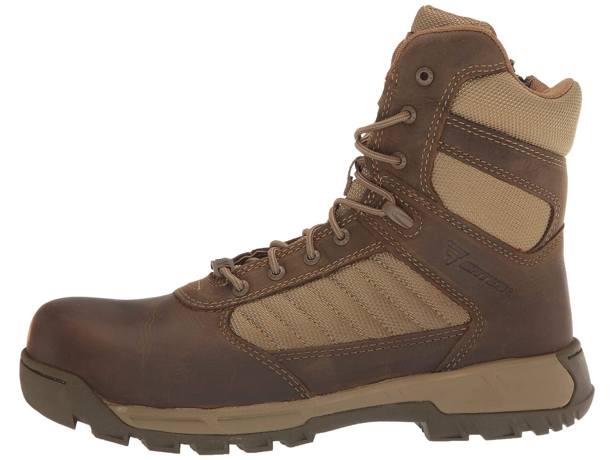 Bates Men's Tactical Sport 2 Tall Zip Composite Toe Military Boot, Coyote Brown, 7.5