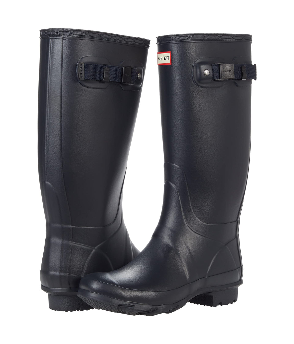Hunter Huntress Wide Boot Navy 5 M