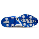 FootJoy Men's Hyperflex Previous Season Style Golf Shoe, White/Blue, 8 Wide