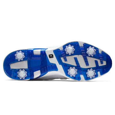 FootJoy Men's Hyperflex Previous Season Style Golf Shoe, White/Blue, 8 Wide