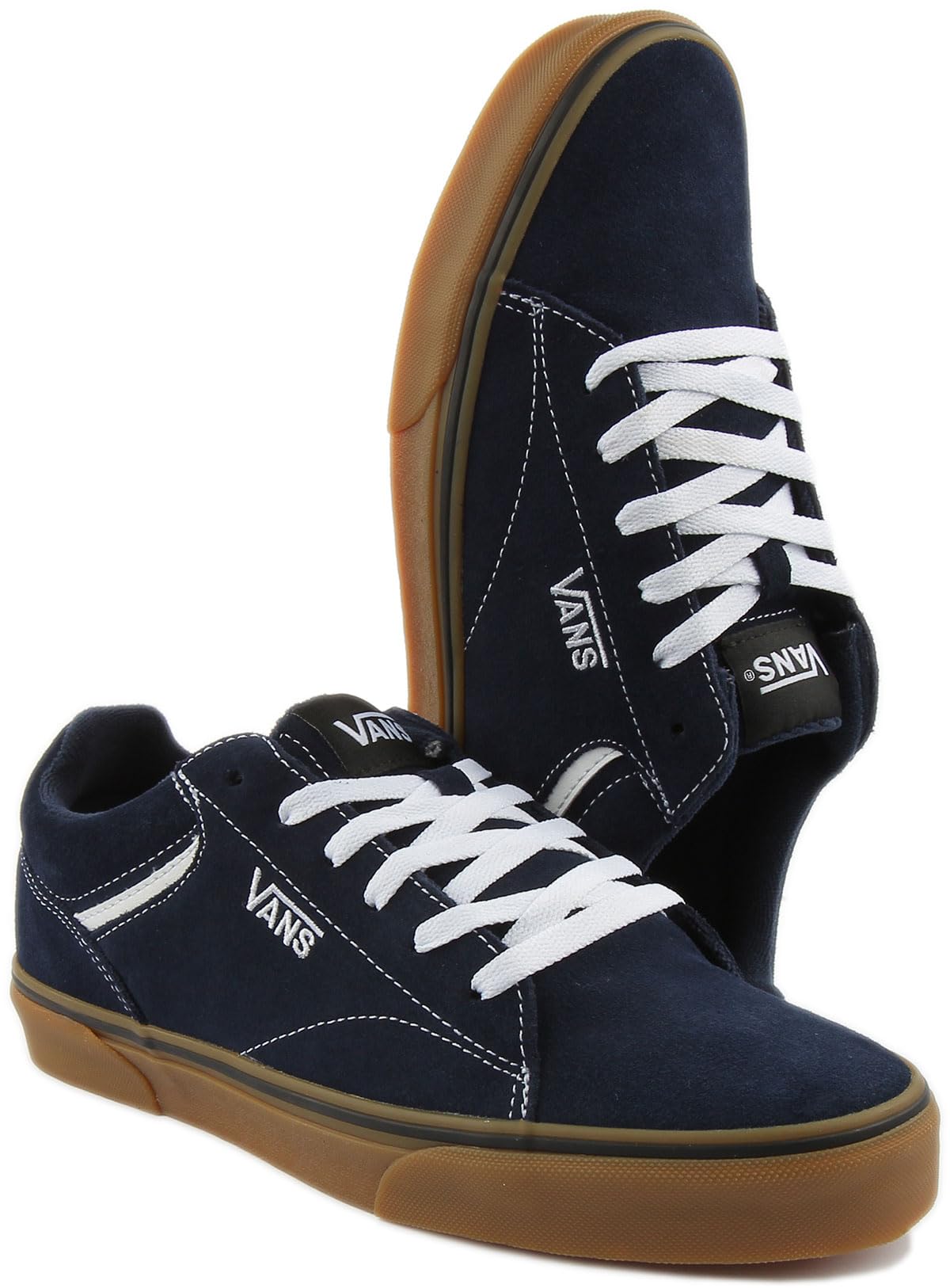 Vans Men's Sneaker, Suede Dress Blues Gum, 7