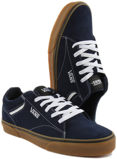 Vans Men's Sneaker, Suede Dress Blues Gum, 7