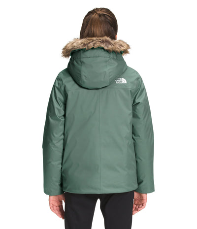 THE NORTH FACE Girls' Greenland Down Parka, Laurel Wreath Green, Medium