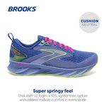 Brooks Women’s Levitate 6 Neutral Running Shoe - Purple/Pink - 10.5 Medium