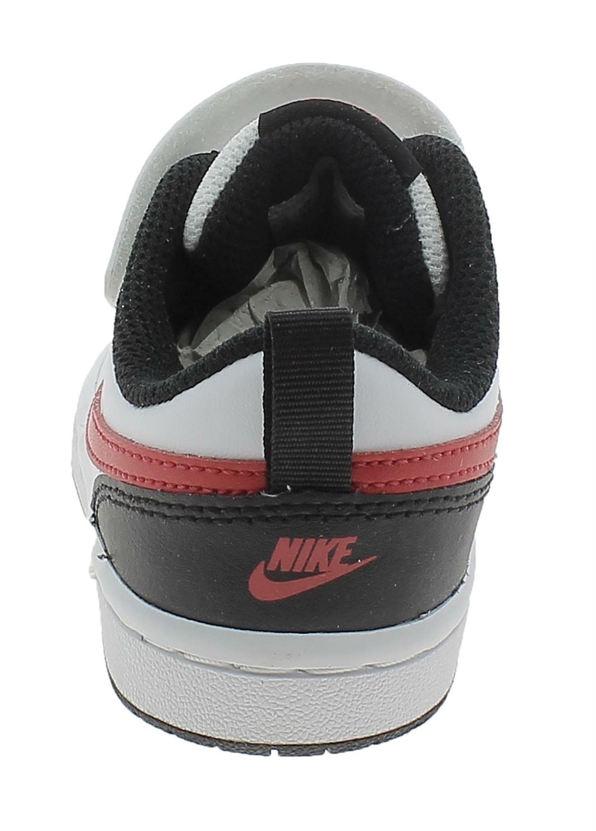Nike Boy's Court Borough Low 2 (Little Kid) White/University Red/Black 12 Little Kid M