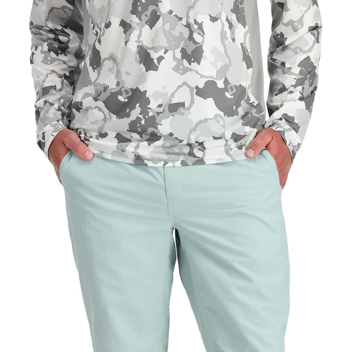 Simms Men's Superlight Pant - Premium Lightweight Fishing Pants, Quick-Dry, Breathable, UPF 50+ Sun Protection, Ideal for Outdoor Activities (Ocean Breeze, 32 Regular)