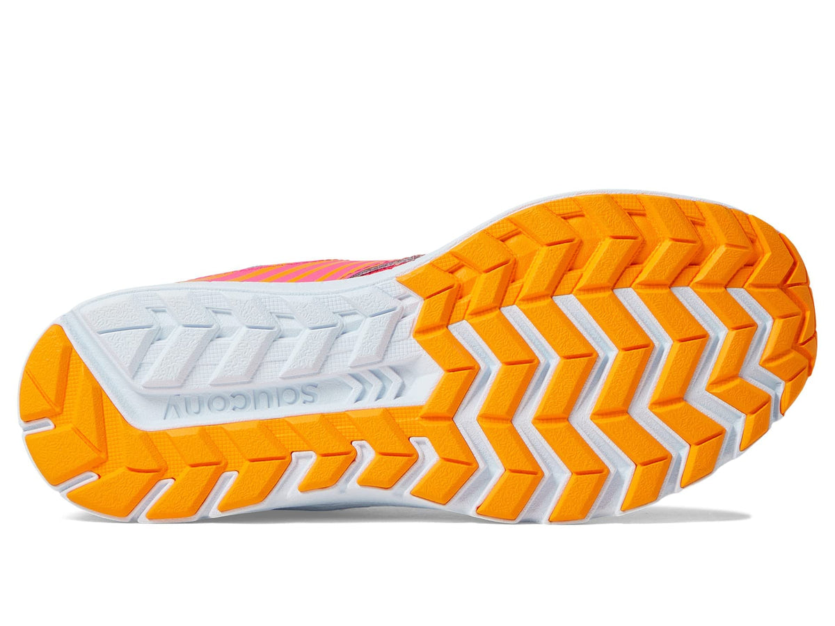 Saucony Kids Velocer Unisex Alternative Closure Running ShoesPink/Turquoise 12.5 Little Kid M