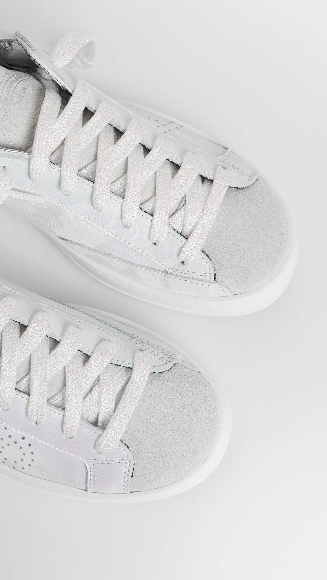 P448 Women's John Pink Python-Printed Leather Low-Top Italian Sneaker 9 Arctic/Irla