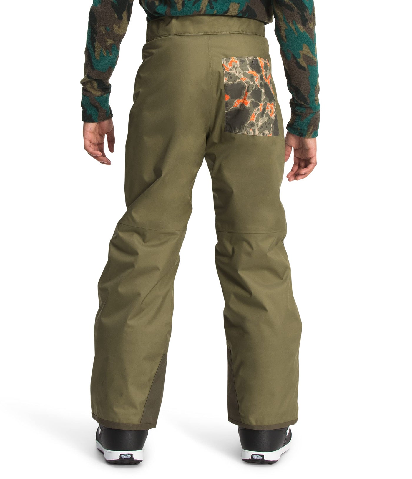 THE NORTH FACE Boy's Freedom Insulated Pants (Little Kids/Big Kids) Burnt Olive Green MD (10-12 Big Kid)