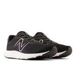 New Balance Women's 520 V8 Running Shoe, Black/White, 8.5 Wide