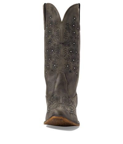 ROPER Ladies Riley Bouquet SnipToe Boot 10 Black