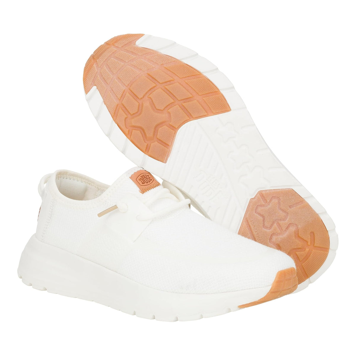 HEYDUDE Women's, Sirocco W Neutrals, White, 5, Medium