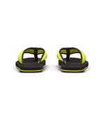 THE NORTH FACE Youth Base Camp Flip Flops, TNF Black/Sulphur Spring Green, 9