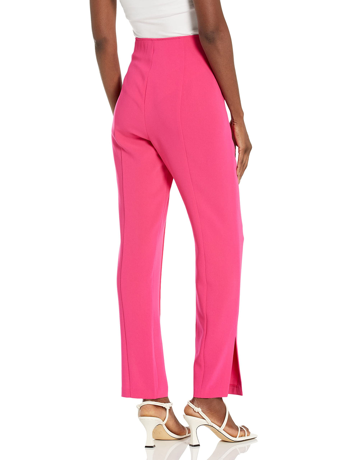 PAIGE Women's Sloane Jolene Pockets Low Rise Trouser fit Slight Bootcut in Black Cherry Luxe Coating, 28