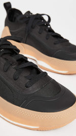 adidas by Stella McCartney Women's Asmc Treino Sneakers, Cblack/Cblack/Owhite, Black, 9 Medium US