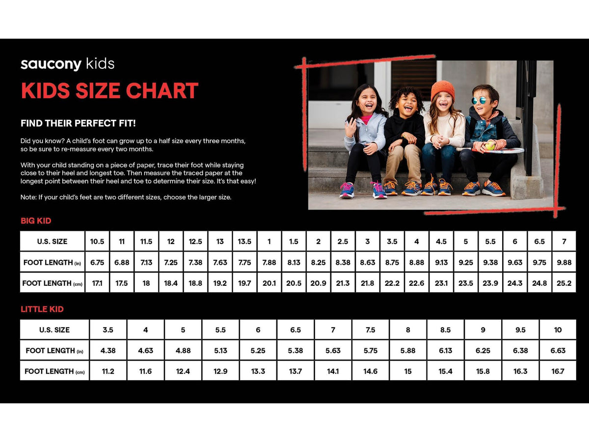 Saucony® Kids Velocer A/C Summer Shoes for Kids – Leather & Textile Upper – Cushioned Footbed (Little Kid/Big Kid) Navy/Red 11 Little Kid M