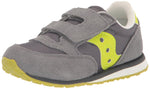 Saucony Jazz Double Hook and Loop Sneaker, Grey/Radiant, 11 US Unisex Big Kid