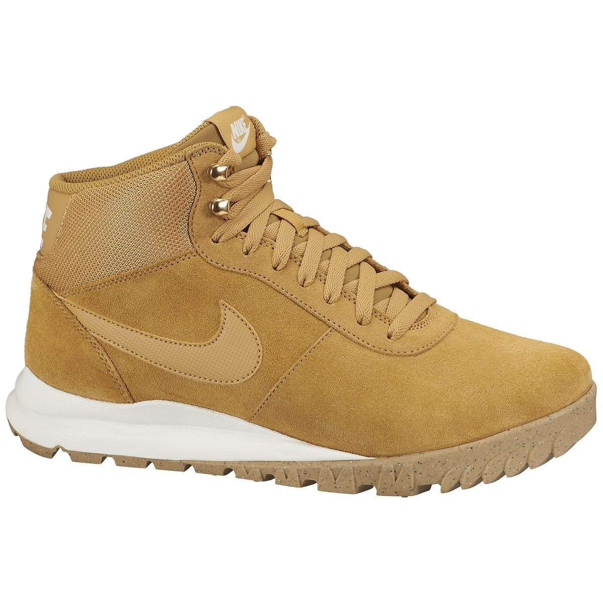 Nike Hoodland Suede Mens Boots Haystack/Sail/Gum Light Brown 654888-727 (7.5 D(M) US)