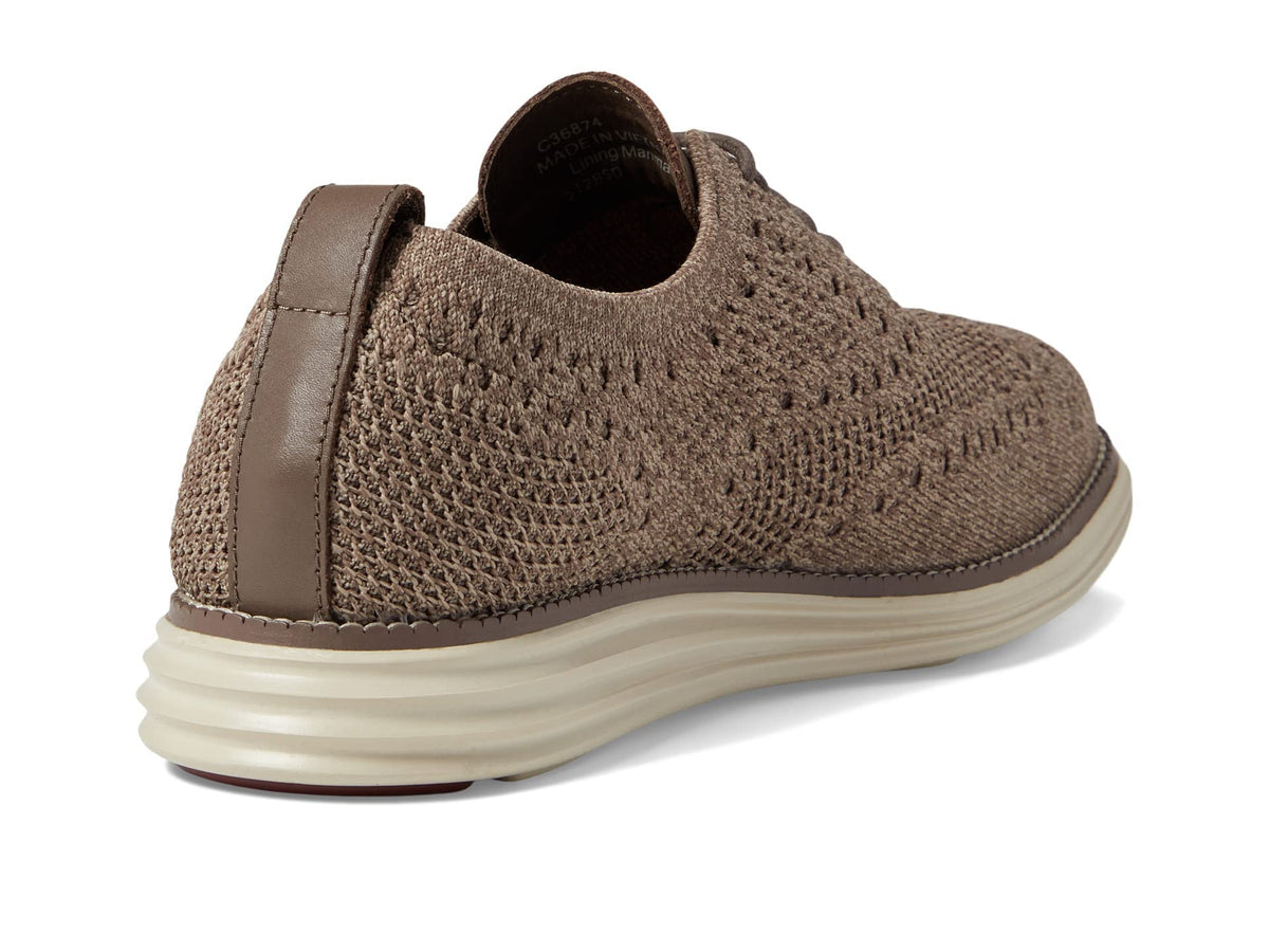 Cole Haan Men's ORIGINALGRAND Stitchlite Wingtip Oxford, Dune/Silver Birch, 15