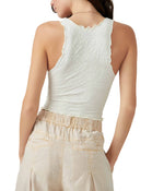 Free People Here for You Cami Ivory L-XL (US Women's 14-16)