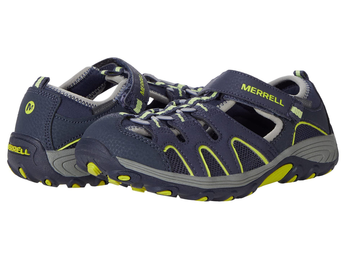 Merrell boys Hydro H2o (Toddler/Little Kid/Big Kid) 7 Big Kid Navy/Lime