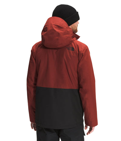 THE NORTH FACE Men's Clement Triclimate Jacket, Brick House Red/Sequoia Red, XX-Large