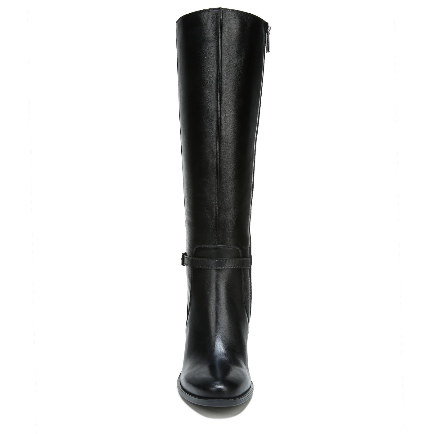 Naturalizer Women's Kalina Wide Calf 9.5 Black Leather Wide Calf