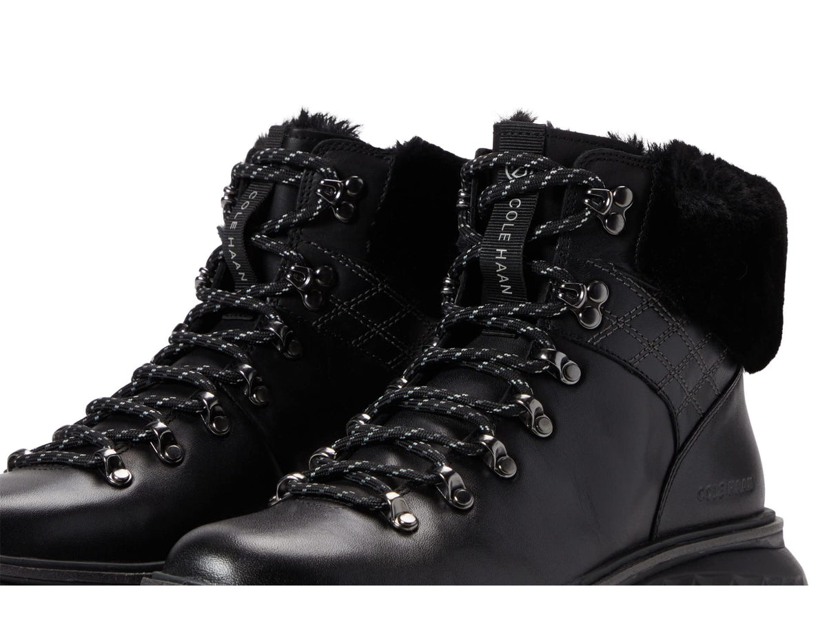 Cole Haan 5.Zerogrand Hiker Waterproof Black Leather/Black Waterproof 7.5 B (M)